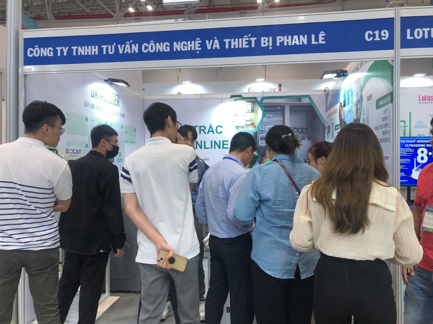 Phan Lê trưng bày sản phẩm tại triễn lãm Vietwater 2023