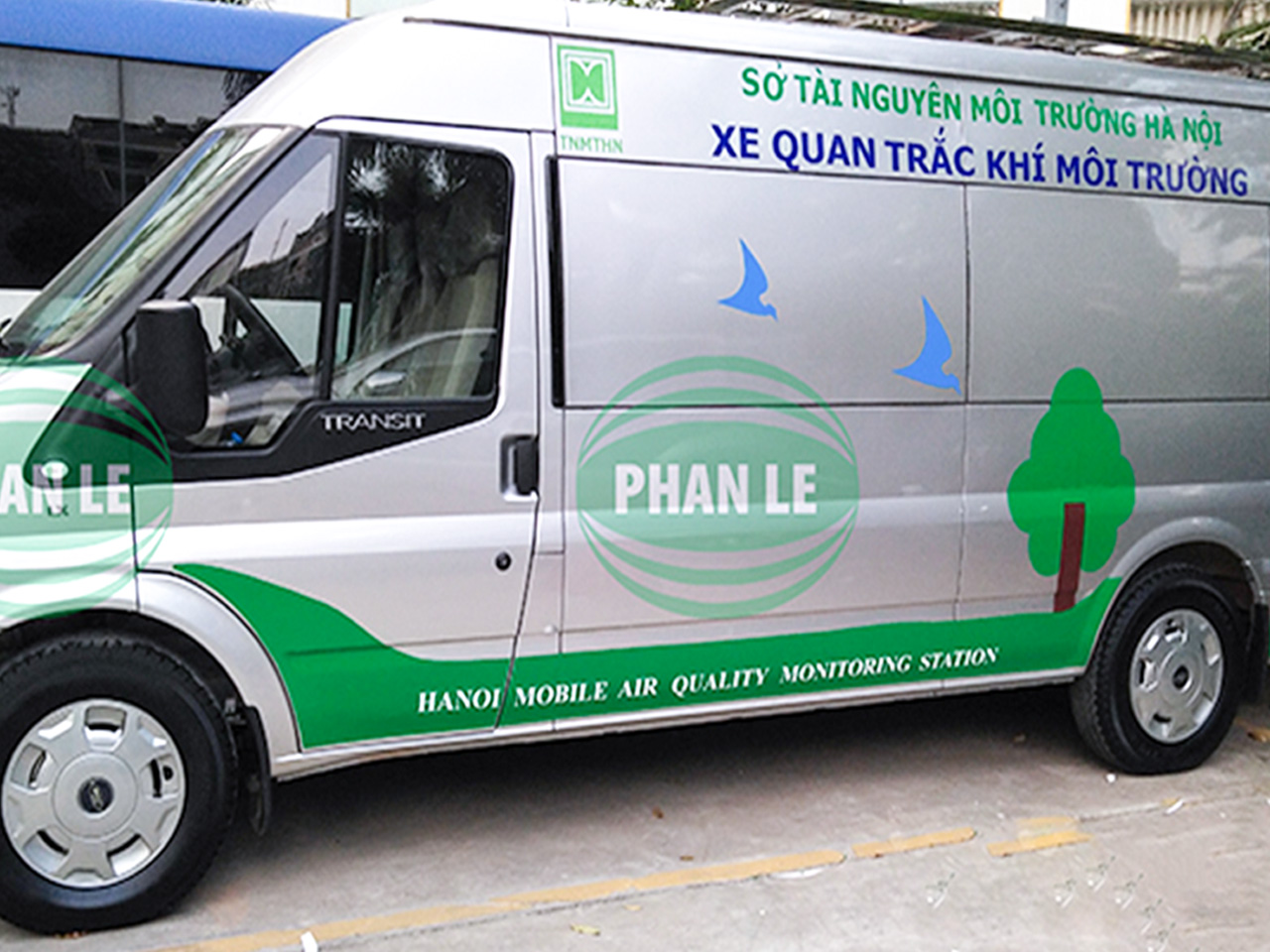 Xe quan trắc khí xung quanh - Sở Tài Nguyên và Môi Trường Hà Nội