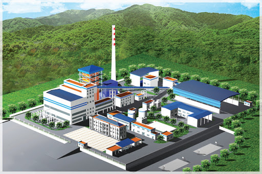 Mô hình Nhà máy Nhiệt Điện Nông Sơn Quảng Nam