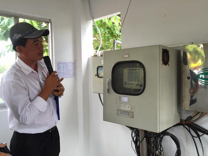 Trạm quan trắc nước thải tự động online Công ty Phan Lê